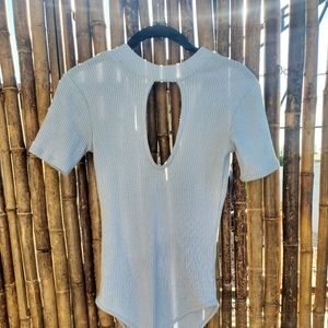 Baby blue bodysuit